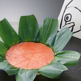 富山の名物駅弁 ますのすし(一重)